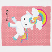 ベビーユニコーン(大) フリースブランケット (正面(横))