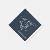 ベビーユニークスペルハロウィーンボーイベビーシャワー紙 スタンダードカクテルナプキン (角)