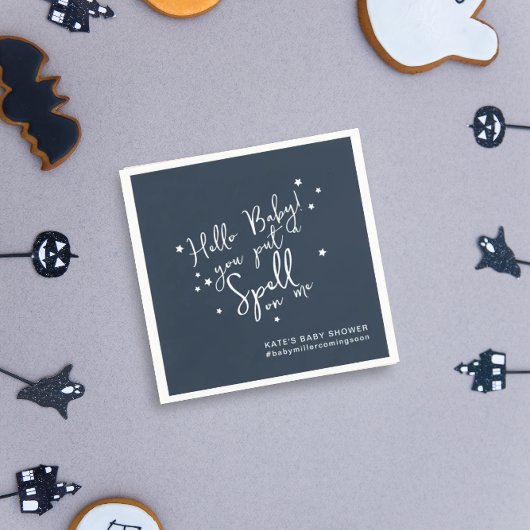 ベビーユニークスペルハロウィーンボーイベビーシャワー紙 スタンダードカクテルナプキン