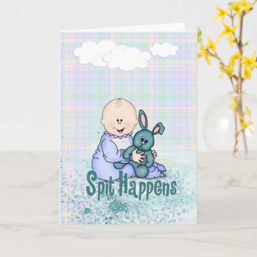 ベビーユーモア カード (黄色い花)