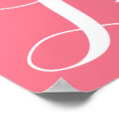 ベビーライオンアルファベット – L is for Lilly ポスター (角)