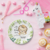 ベビーライオンキングサファリ動物ベビーシャワー ペーパープレート (パーティー)