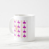 ベビーライオンクブハクナマタタグラフィックアート文字デッシュ コーヒーマグカップ (正面左)