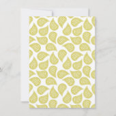 ベビーライオンジェンダーがパーティの招待状を明かす 招待状 (裏面)