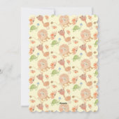 ベビーライオン水彩手絵を描形 シーズンカード (裏面)