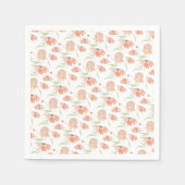 ベビーライオン水彩手絵を描形 スタンダードカクテルナプキン (正面)