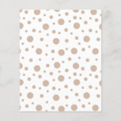 ベビーライオン金ゴールド茶色の赤ちゃんシャワー予算 (裏面)