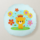 ベビーライオン ラウンドクッション (正面)