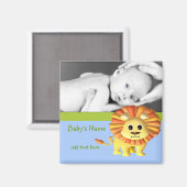 ベビーライオン/写真 マグネット (正面/裏面)