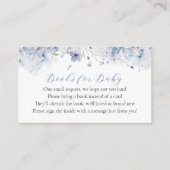 ベビーライブラリ要求エンクロージャカードの青い開花 エンクロージャーカード (正面)