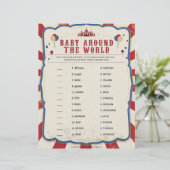 ベビーラウンザワールド[サーカステーマ] レターヘッド (スタンド正面)