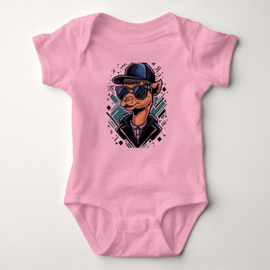 ベビーラクダ ベビーボディスーツ (正面)