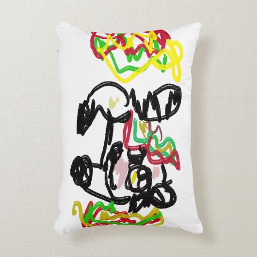 ベビーラクーン秋 アクセントクッション (正面(垂直))