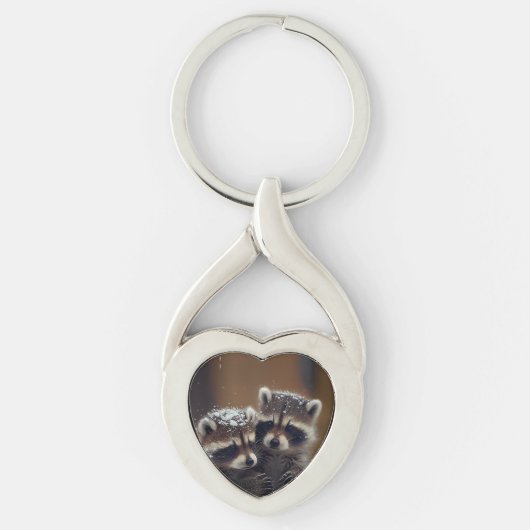 ベビーラコオンズハドル降る雪 キーホルダー (正面)