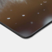 ベビーラコオンズハドル降る雪 デスクマット (コーナー)