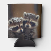 ベビーラコオンズハドル降る雪 缶クーラー (正面)