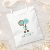 ベビーラトルズツインボーイズ赤ちゃんシャワー フェイバーバッグ (クリップ留めされた状態)