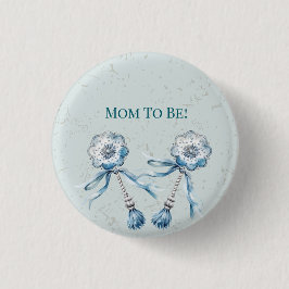 ベビーラトル母になる 缶バッジ