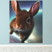 ベビーラバランニングス宇宙キャンバス印刷 キャンバスプリント (インサイチュ (ウッドフロア))