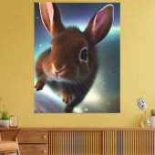 ベビーラバランニングス宇宙キャンバス印刷 キャンバスプリント (インサイチュ (リビング))