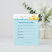 ベビーラバーダックテーマベビーシャワーのご希望 (スタンド正面)