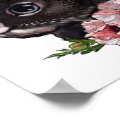 ベビーラビット ローズ 動物ポスター | 壁掛け印刷 ポスター (角)