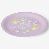 ベビーラブイースターベビーシャワー ペーパープレート (アングル)