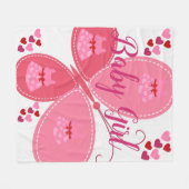 ベビーラブコレクション –  フリースブランケット (正面(横))