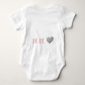 ベビーラブハート ベビーボディスーツ (裏面)