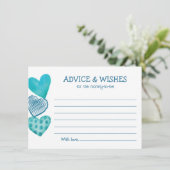 ベビーラブバレンタインテーマベビーシャワー招待状 エンクロージャーカード (スタンド正面)