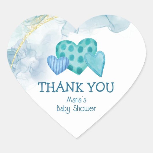 ベビーラブバレンタインデーテーマメッセージカード ハートシール (正面)