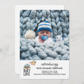 ベビーラブフォトバース発表 招待状 (正面/裏面)