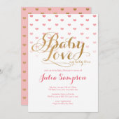 ベビーラブベビーシャワー招待状 招待状 (正面/裏面)