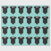 ベビーラブリトルマンタキシドスプリンクルシャワー ラッピングペーパー (フラット)