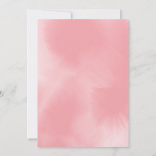 ベビーラブヴァレンティーンズベビーシャワー招待状 招待状 (裏面)