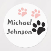 ベビーラベルのセット，ラベル，女の子のための，ピンク， gr ラベル (デザイン2)