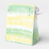 ベビーラマグリーンとイエローベビーシャワー フェイバーボックス (裏面サイド)