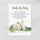 ベビーラママママウォーター色ベビーシャワー用の本 エンクロージャーカード (正面)