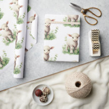 ベビーラムの緑の水の色ベビーシャワー