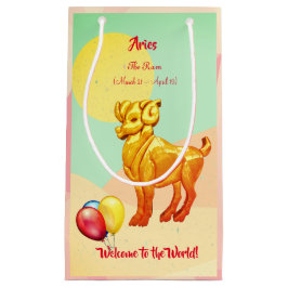 ベビーラムアリーズ〔占星術の〕十二宮図（3月21日～4月19日） スモールペーパーバッグ