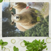 ベビーラムシープヘルドフロック キッチンタオル (折り畳み)