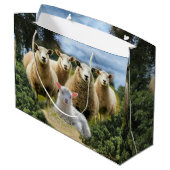 ベビーラムシープヘルドフロック ラージペーパーバッグ (裏面アングル)