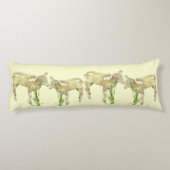 ベビーラムズオンイエロー抱き枕 ボディピロー (裏面)