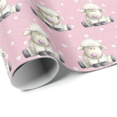 ベビーラムズオン水玉模様 ラッピングペーパー (ロールコーナー)