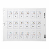 ベビーラムナゲットまたはミニチュアバーラッパー ラベル (フルシート)