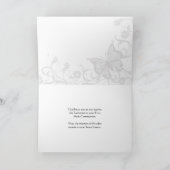 ベビーラムピーチファーストコミューングリーティングカード カード (内部)