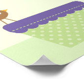 ベビーランドリー赤ちゃんシャワー歓迎サイン ポスター (角)