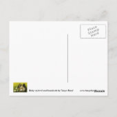 ベビーリスとヘーゼルナッツ ポストカード (裏面)