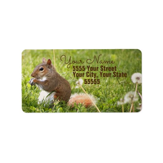 ベビーリス差出人住所ラベル ラベル (正面)