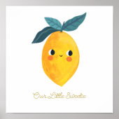 ベビーリトルスウィーティキュートレモンナーサリー ポスター (正面)